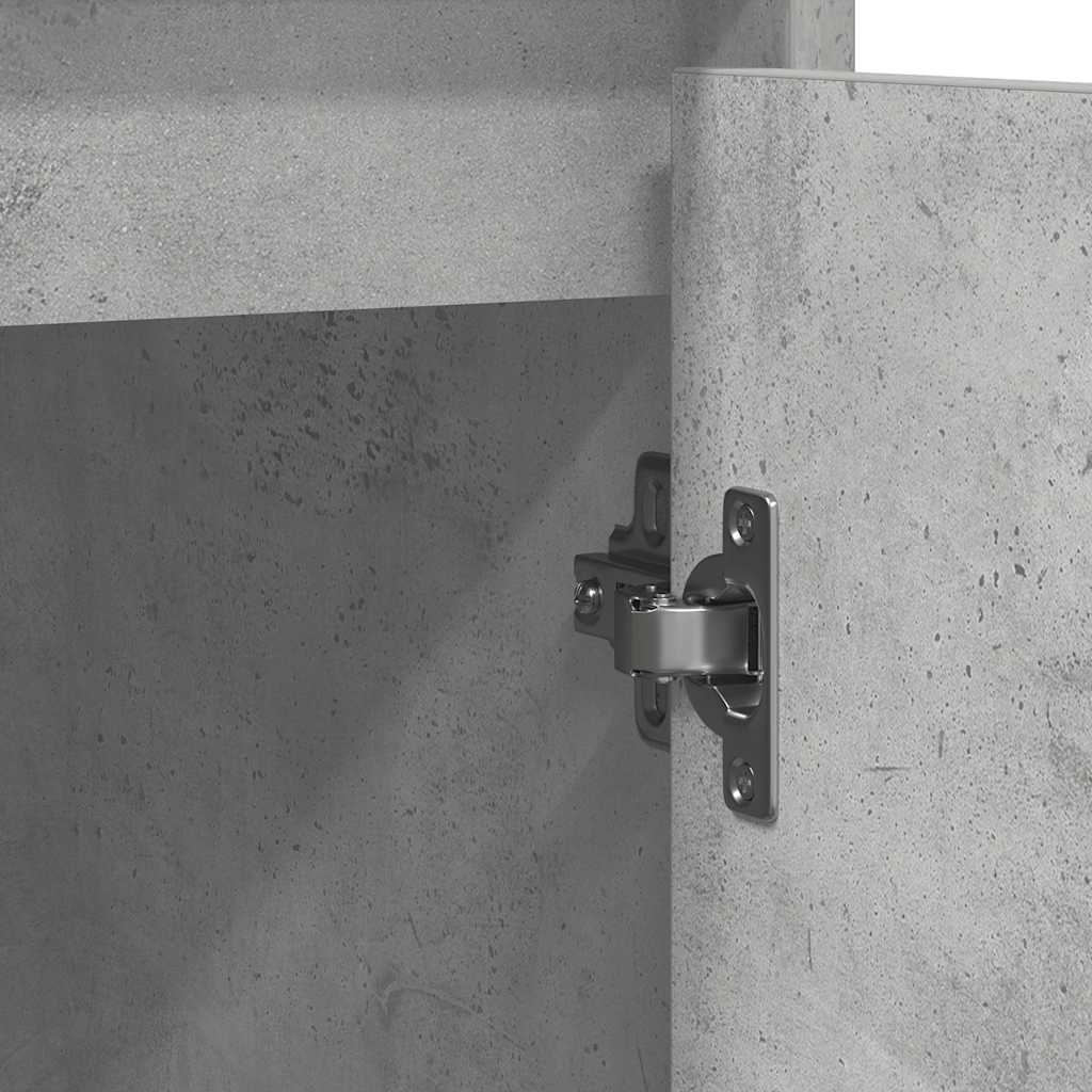 Sideboard Concrete Grey 85x34x76 cm Engineered Wood